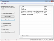 Hide Windows Freeware Edition screenshot